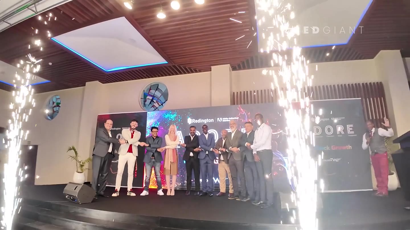 The finished Adobe event moment guests experienced